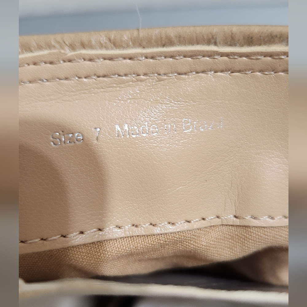 Dolce Vita Tan Heeled Boots with Buckle Detail 7WC (NOT Leather) - Picture 13 of 14